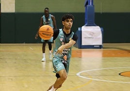 Ekaitz, en un partido en Carbajosa.