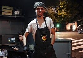 Saúl Jiménez Hernández, el castañero de 18 años de la plaza de la Fuente.