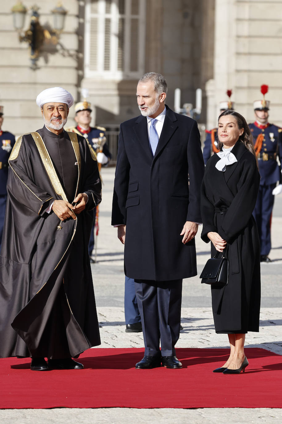 El elegante look con el que la reina Letizia ha acaparado todas las miradas del Palacio Real
