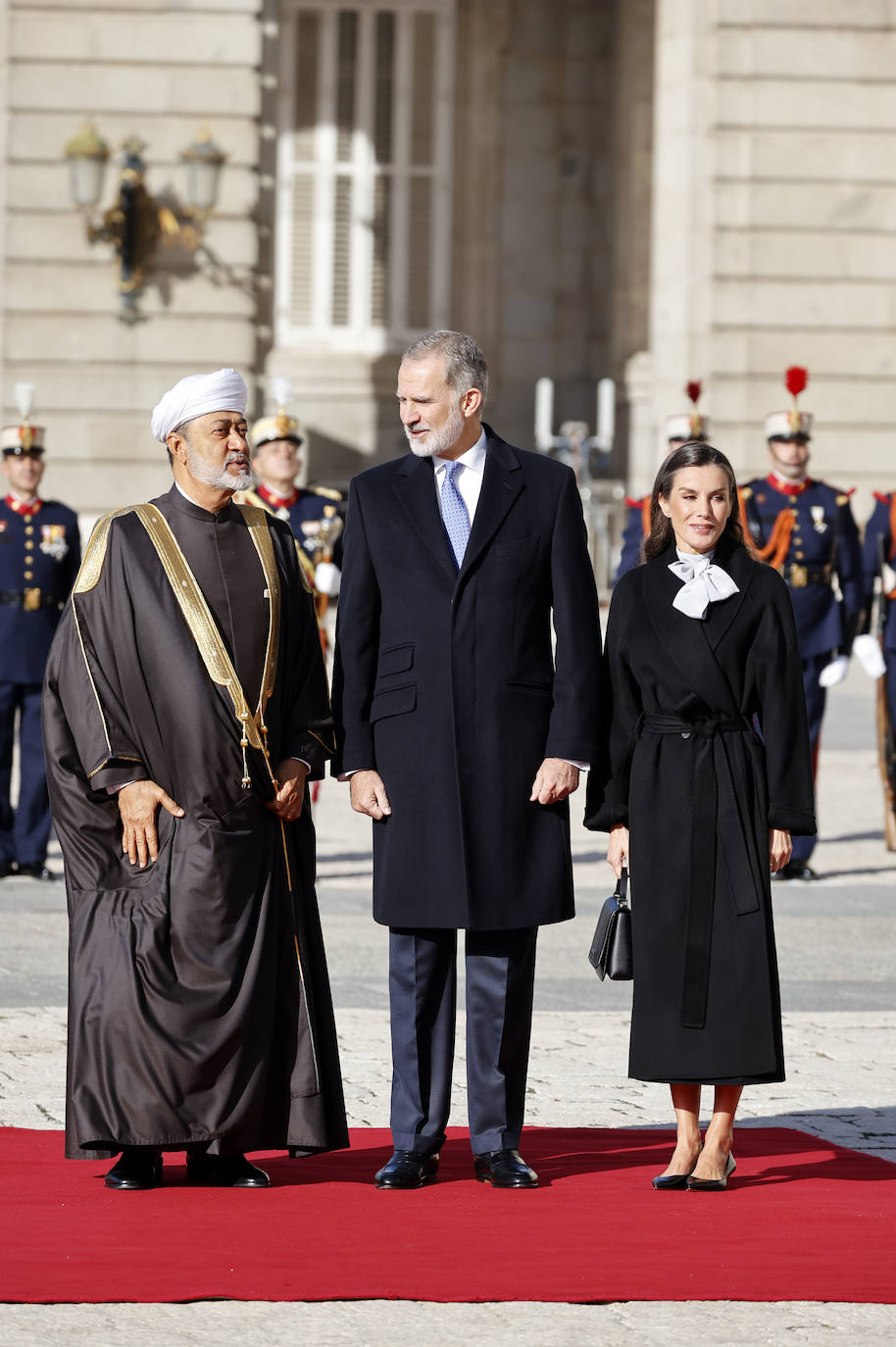 El elegante look con el que la reina Letizia ha acaparado todas las miradas del Palacio Real