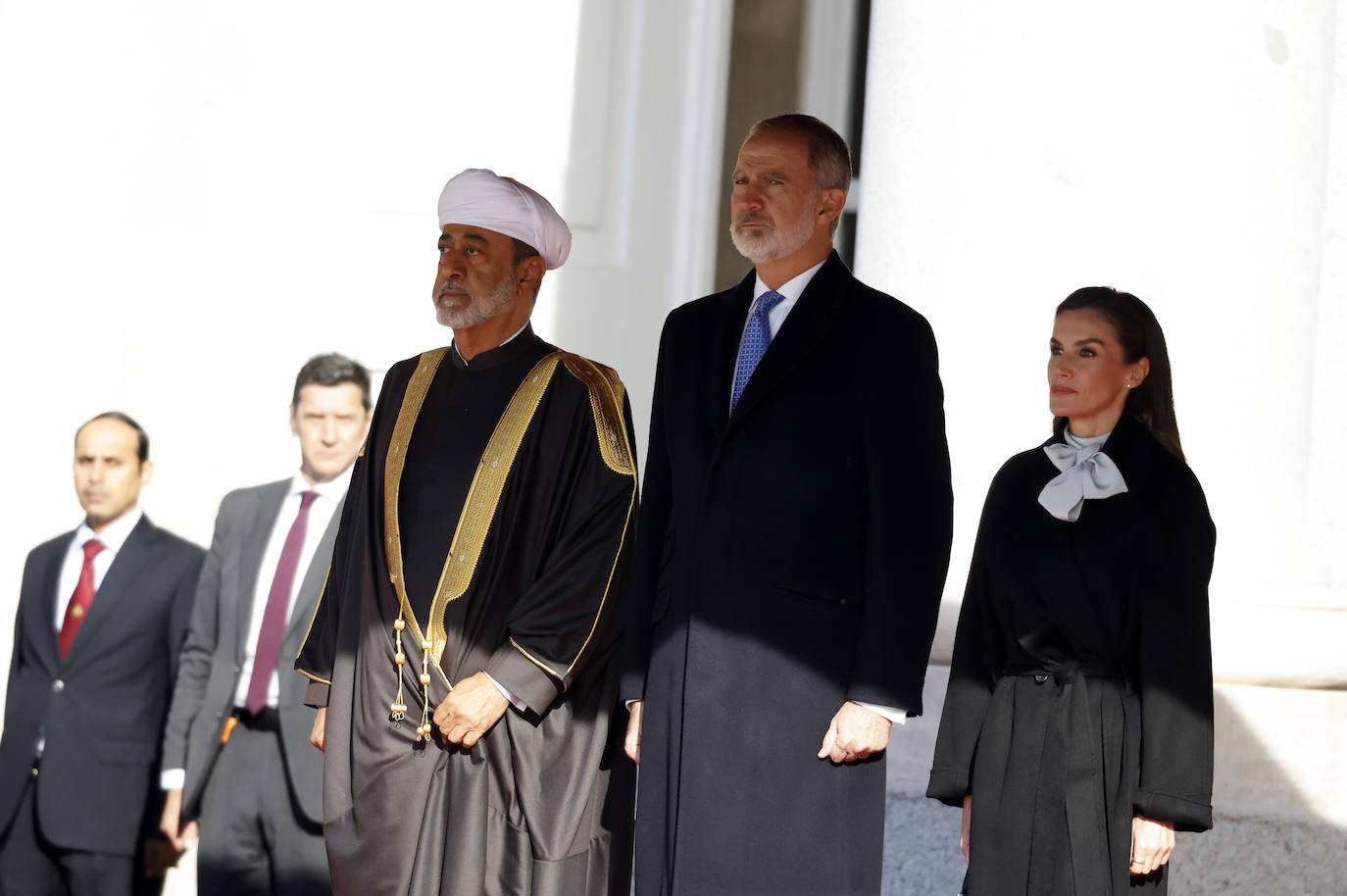 El elegante look con el que la reina Letizia ha acaparado todas las miradas del Palacio Real