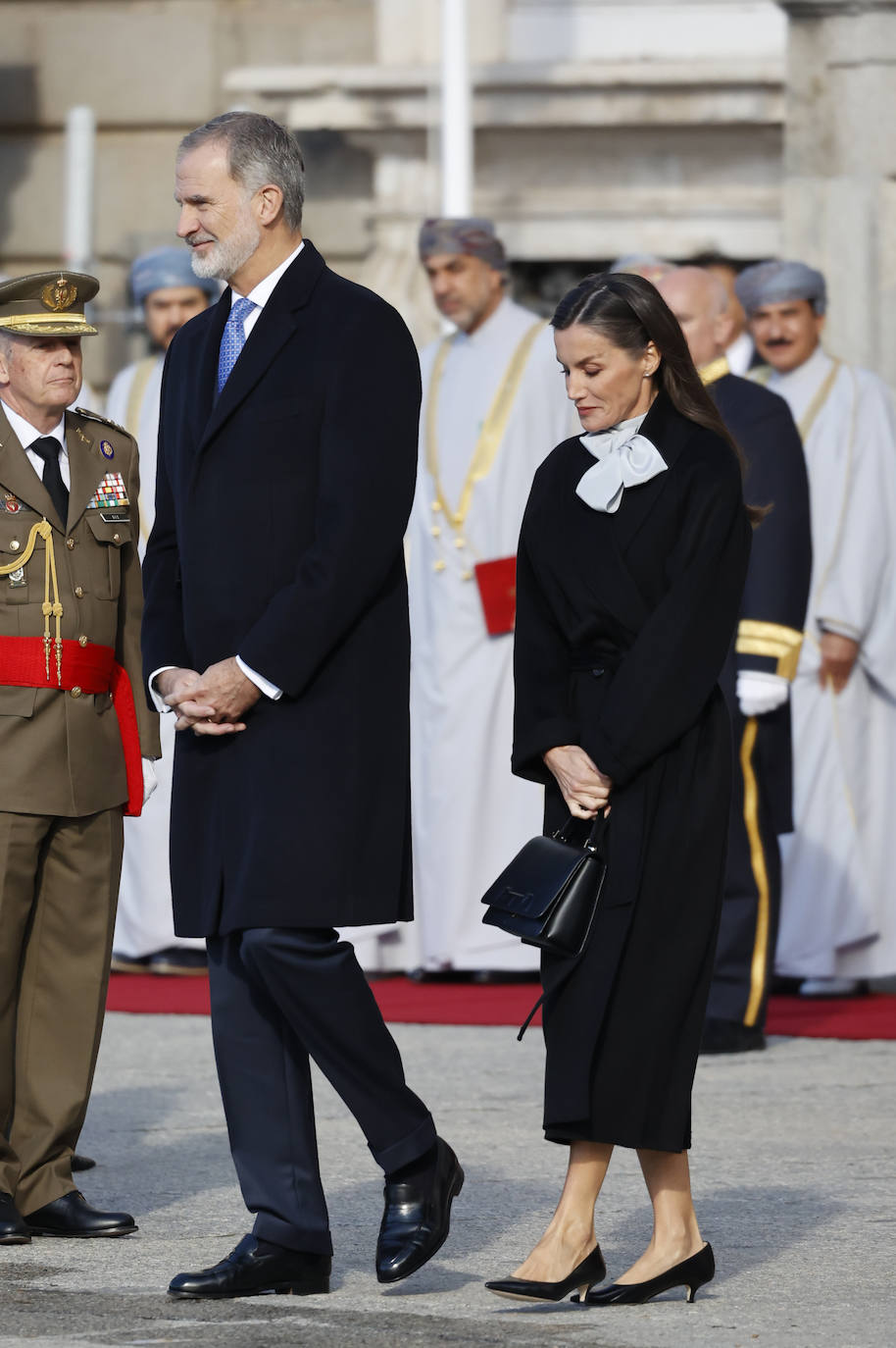 El elegante look con el que la reina Letizia ha acaparado todas las miradas del Palacio Real