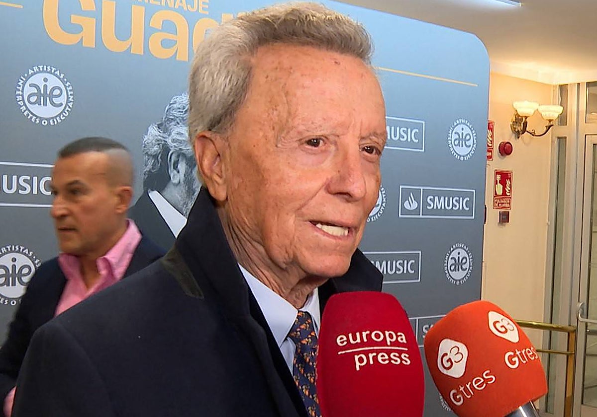 José Ortega Cano en declaraciones a los medios.