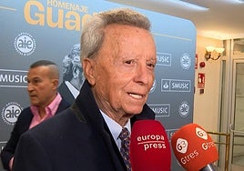 José Ortega Cano en declaraciones a los medios.