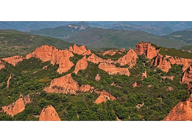 Las Médulas, situadas en el Bierzo.