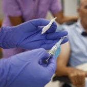 Imagen de la vacunación en una campaña anterior en residencias.