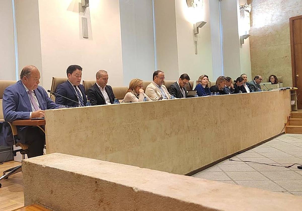 Pleno de este jueves en el Ayuntamiento.