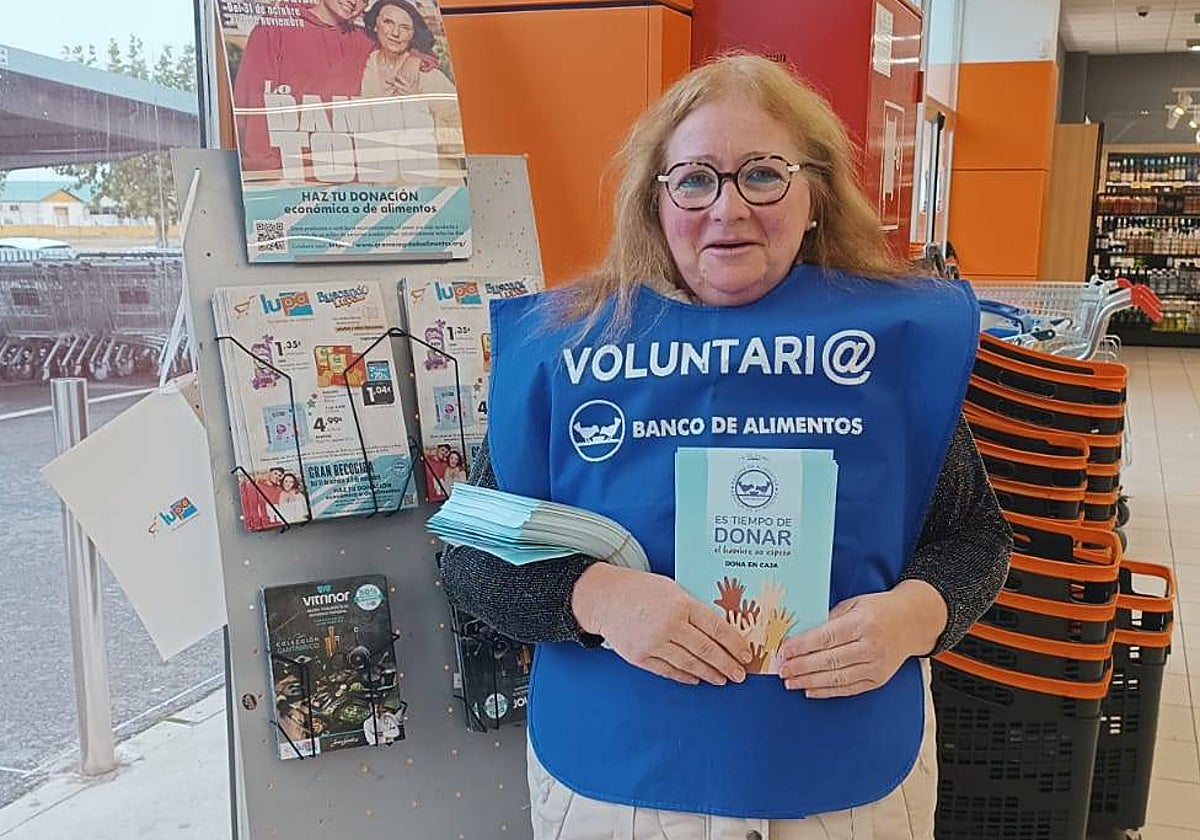 Voluntaria en La Gran Reocogida de Alimentos.