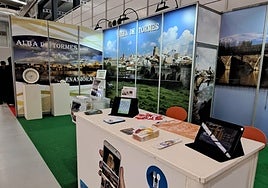 Stand de Alba de Tormes en la Feria de INTUR.