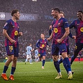 Lewandowski vuelve con hat-trick para recortar al Madrid