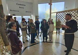 Visita guiada por el nuevo espacio expositivo 'Ora et labora' en Santa Marta de Tormes.