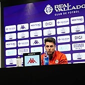 Jorge García tras el choque ante el Valladolid Promesas: «Puntuar fuera de casa siempre es bueno en esta Liga»