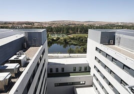 Imagen de las azoteas del Hospital de Salamanca.