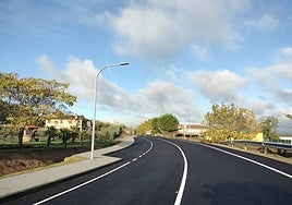 Imagen de la DSA-220, en el acceso a la travesía de Cristóbal.