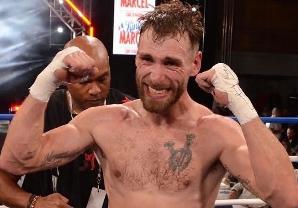 Andrés Bernabé, tras ser proclamado campeón de Europa.