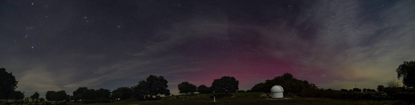 Auroras boreales sobre Salamanca: el gran espectáculo del cielo