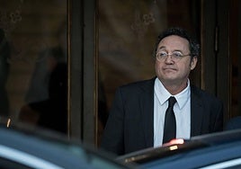 El fiscal general del Estado, Álvaro García Ortiz, a su salida del Tribunal Supremo.