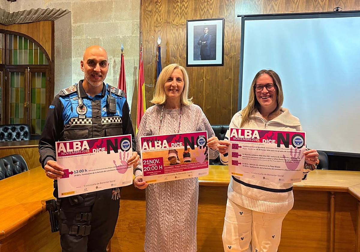 Presentación de la marcha solidaria contra la violencia de Género.