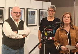 Michel Núñez, Fernando Sánchez y Sonsoles Núñez.