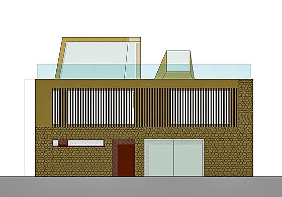 El diseño del futuro Centro de la Cantería de Morille que se emplazará en la plaza del Cura.