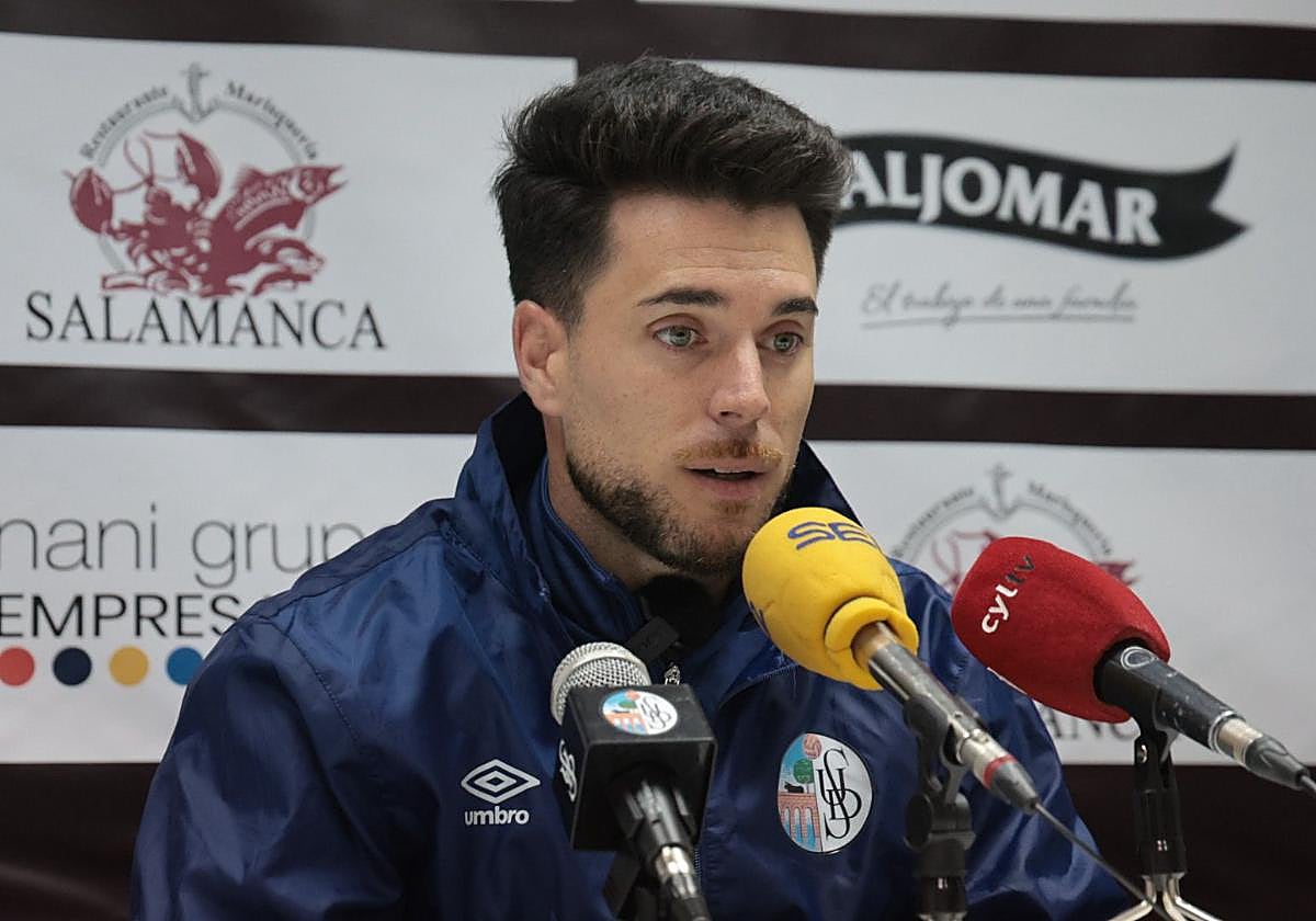 Jorge García, durante la comparecencia de prensa de este viernes.