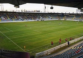 El estadio Helmántico.