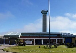 Imagen de la entrada al centro penitenciario de Topas.