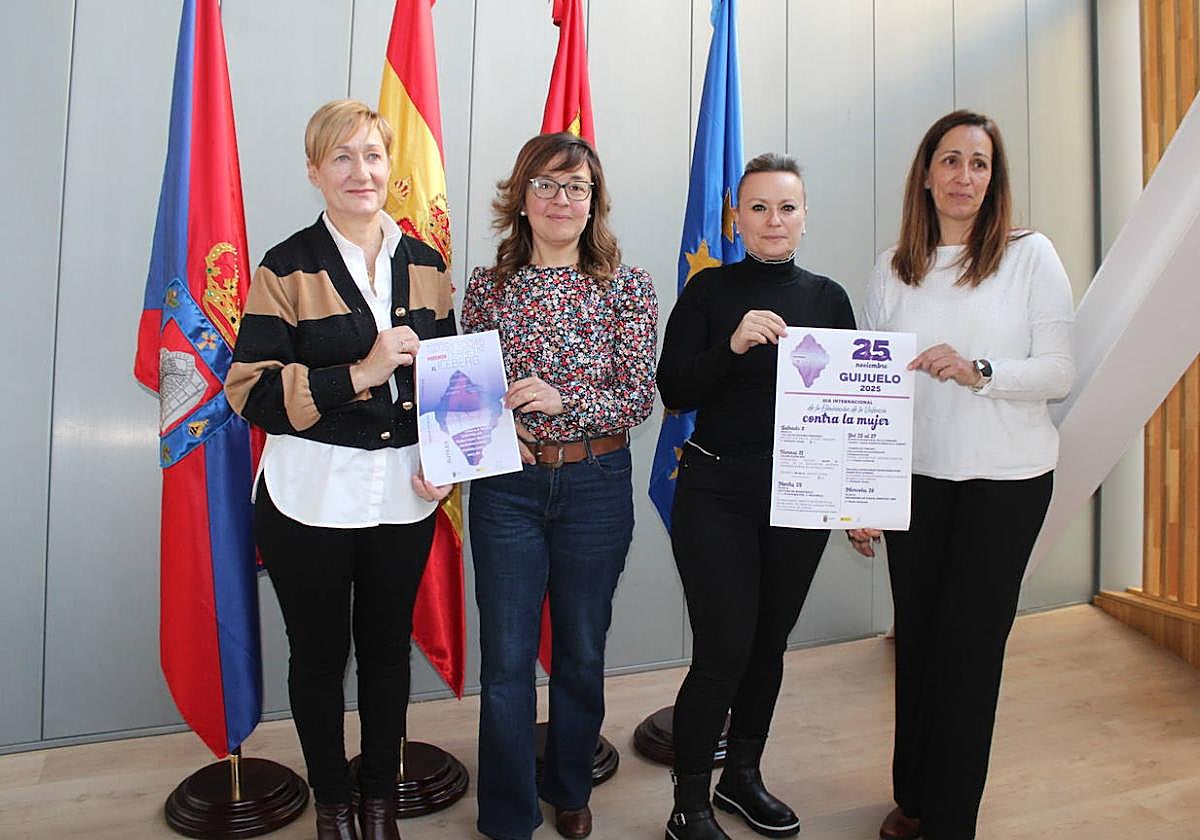 Yolanda Alonso, Sara García, Sandra Méndez y Maite Montero presentaron la programación.
