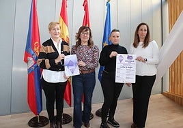 Yolanda Alonso, Sara García, Sandra Méndez y Maite Montero presentaron la programación.