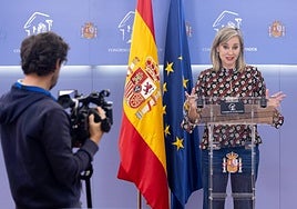 La portavoz de Sumar en el Congreso, Verónica Martínez