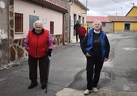 Vecinas de Malpartida después de participar en la gimnasia de mantenimiento.