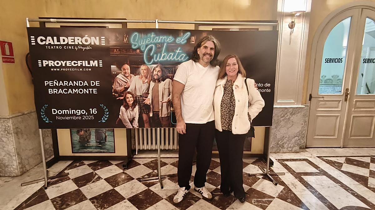 El cómico JJ Vaquero presenta su película en Peñaranda