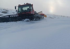 Estado de las pistas de La Covatilla ubicadas en la zona de la cota más alta en El Canchal Negro.