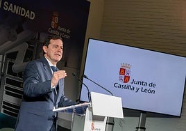 Alfonso Fernández Mañueco, en la jornada celebrada en Palencia.