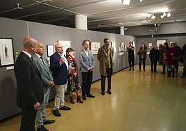 Inauguración de la exposición.
