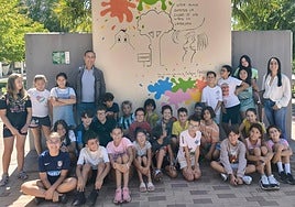 Nuevo mural de 'La Ciudad de las Niñas y los Niños', en Carbajosa de la Sagrada.