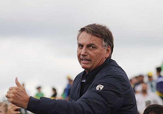 El expresidente de Brasil Jair Bolsonaro.