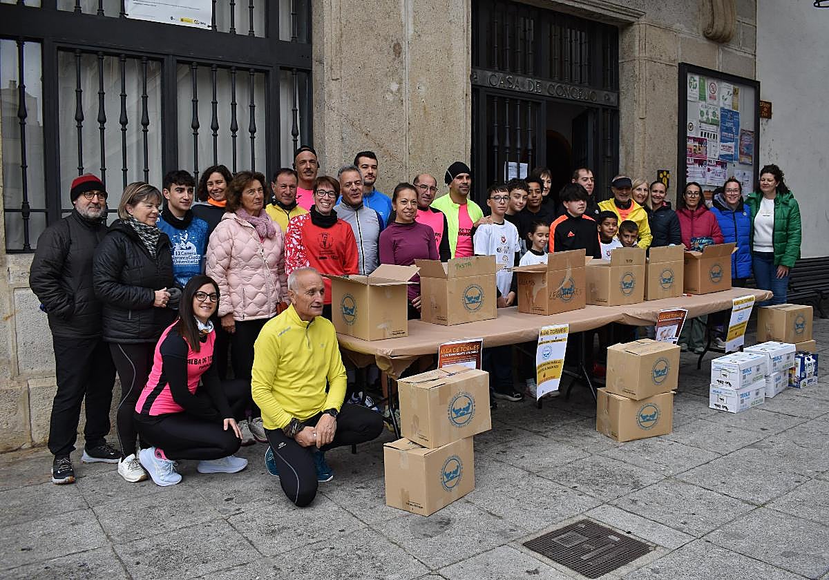 Participantes en la cuarta edición del entrenamiento solidario en Alba.