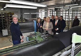 Las autoridades han visitado la fábrica de Manuel Bruno.