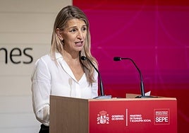 La ministra de Trabajo y Economía Social, Yolanda Díaz.