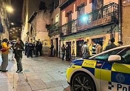 Policía Nacional y Local, presentes en la zona de Varillas con motivo de otro altercado ocurrido recientemente en San Justo.