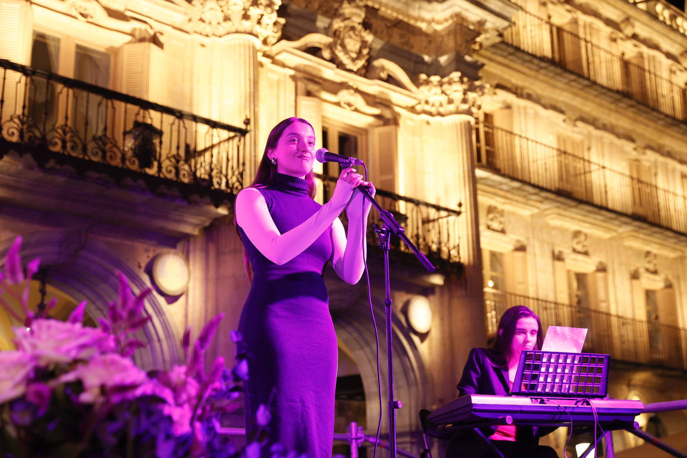 La música también fue protagonista en el acto principal.