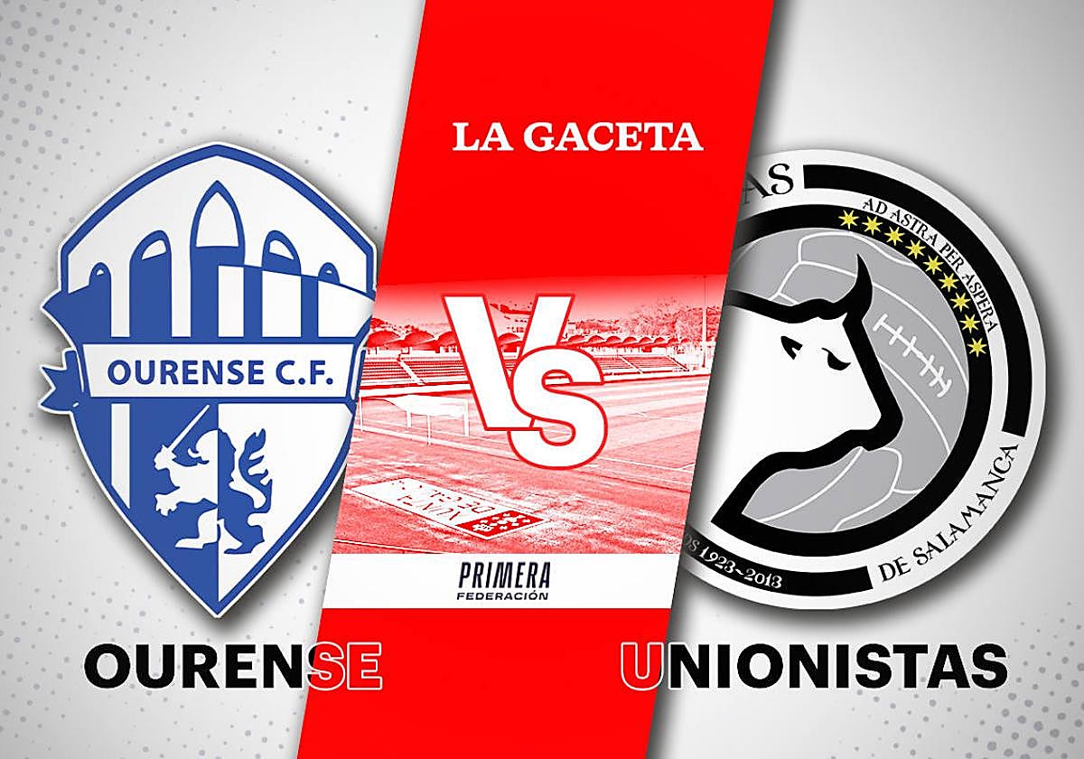 Ourense CF - Unionistas: horario y cómo ver en directo y por TV el partido de Primera Federación