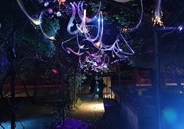 El encanto de la Navidad recala en Salamanca: el jardín mágico del Huerto, en imágenes