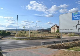 Zona en la que ubicará el futuro Punto Limpio de Ciudad Rodrigo.