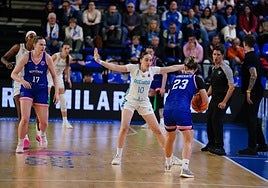 Iyana Martín, en el partido del miércoles contra el Neptunas.