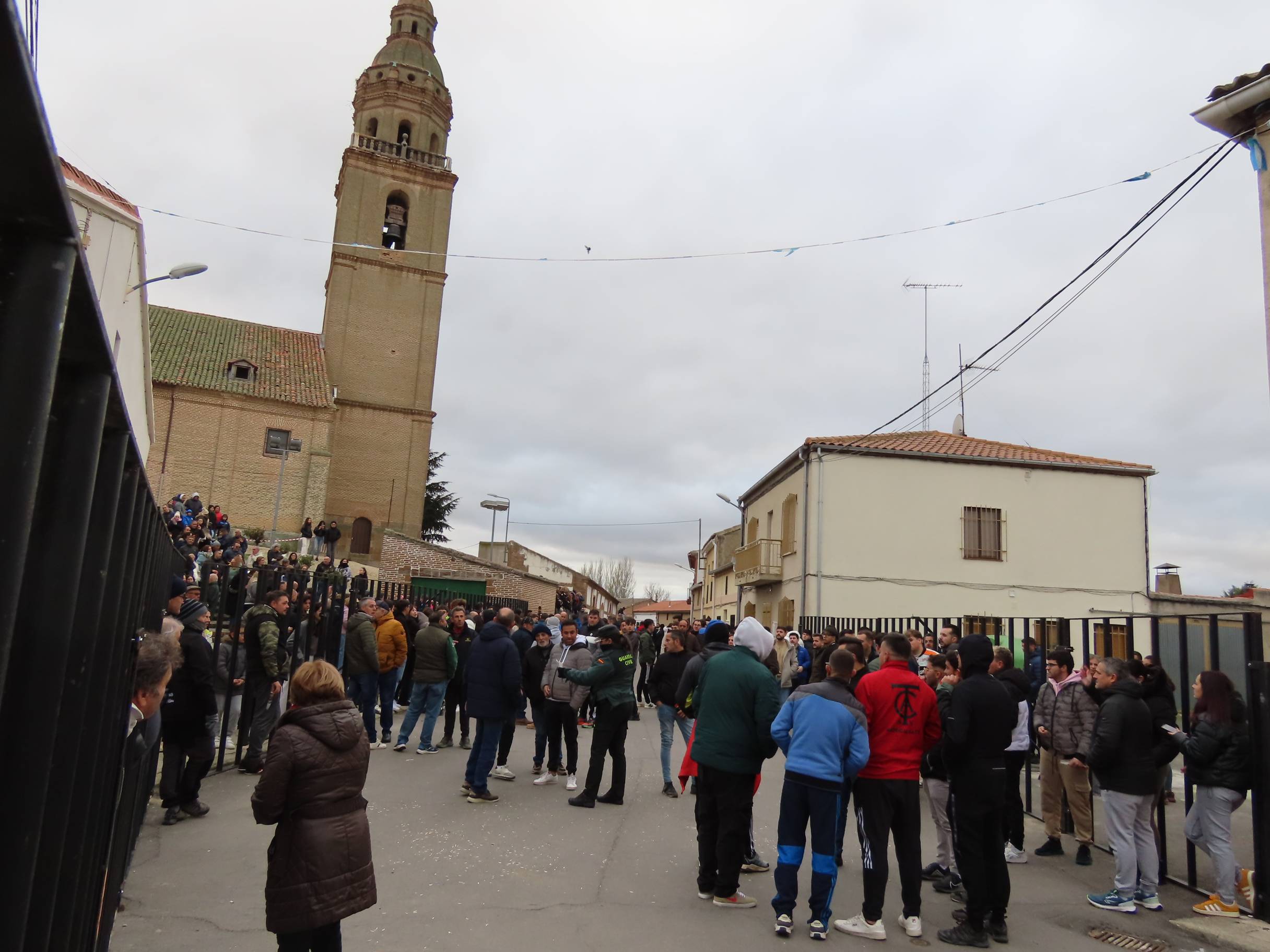 El Toro de San Andrés llena las calles de Palaciosrubios