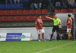 Roberto Gonzalo confirma el penalti y la expulsión de Encuentra en Ourense.