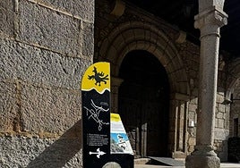 Uno de los puntos está junto a la iglesia del municipio