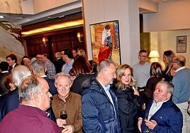 Asistentes a la gala taurina celebrada anoche en Béjar.